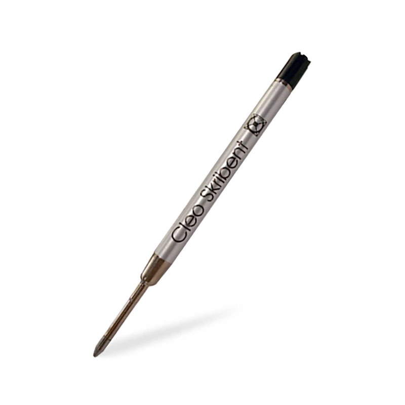Cleo Skribent Jotter Type Ball Pen Refill, Black Medium
