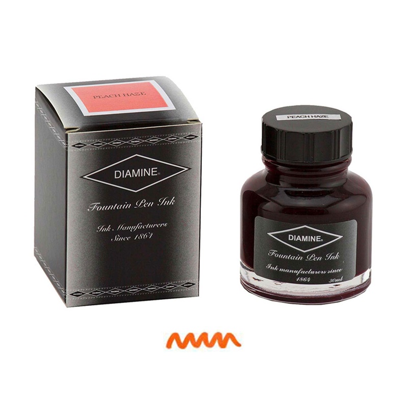 Diamine Peach Haze Ink Bottle – 30ml