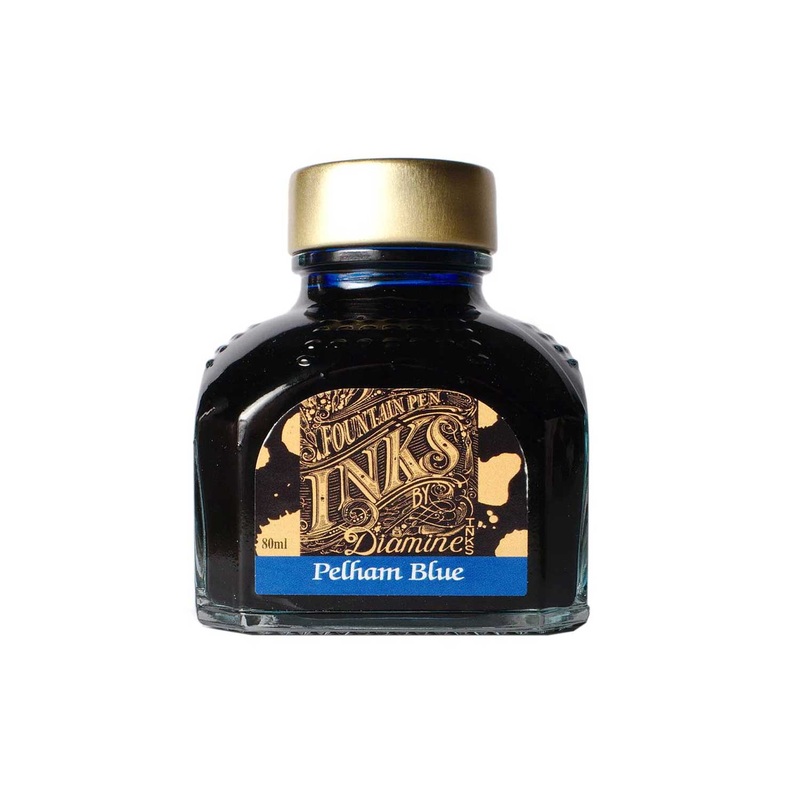 Diamine Pelham Blue Ink Bottle – 80ml