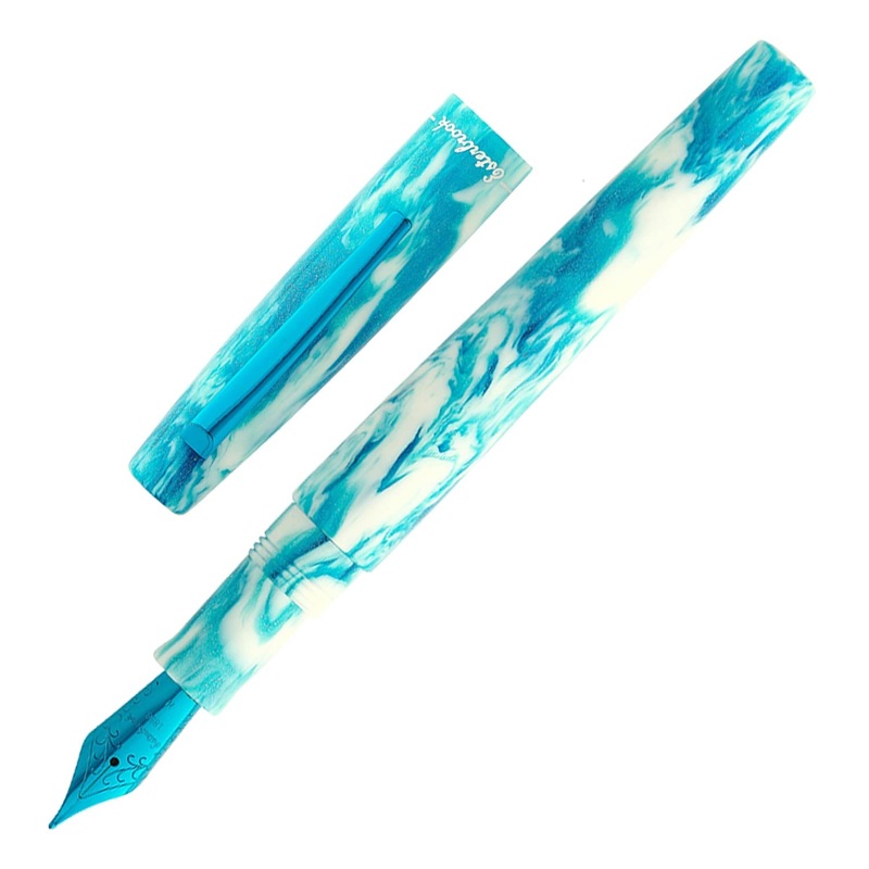 Esterbrook Camden Northern Lights Fountain Pen – Manitoba Blue PVD (Limited Edition)
