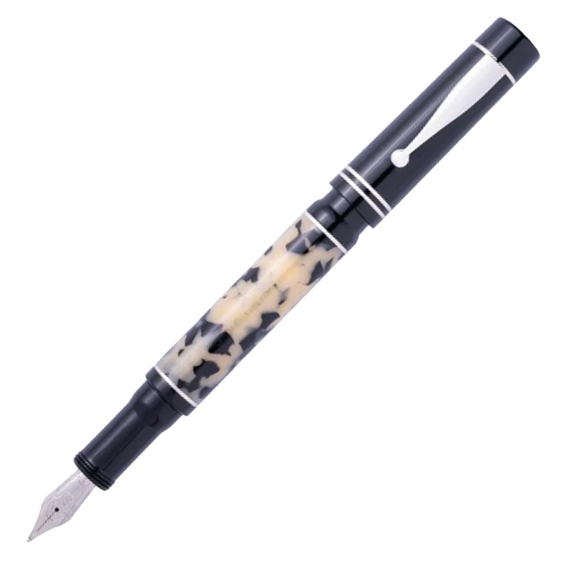 Gioia Alleria Fountain Pen – Tramonto Sand Black Tortoise CT
