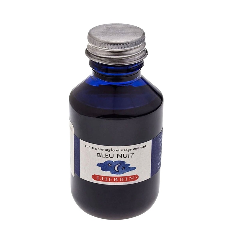 J. Herbin Bleu Nuit Ink Bottle – 100ml