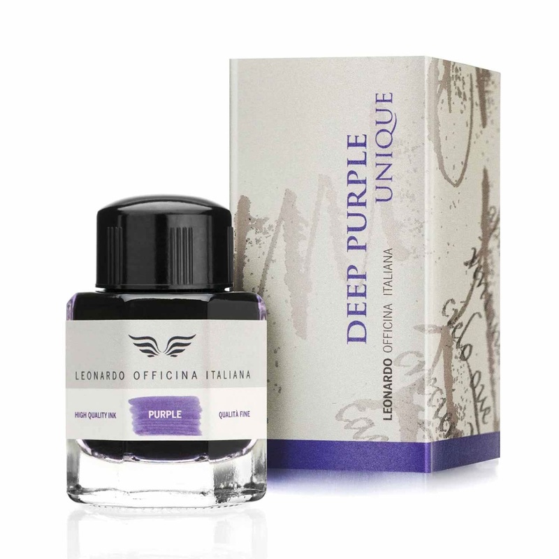 Leonardo Deep Purple Ink Bottle, Purple – 40ml