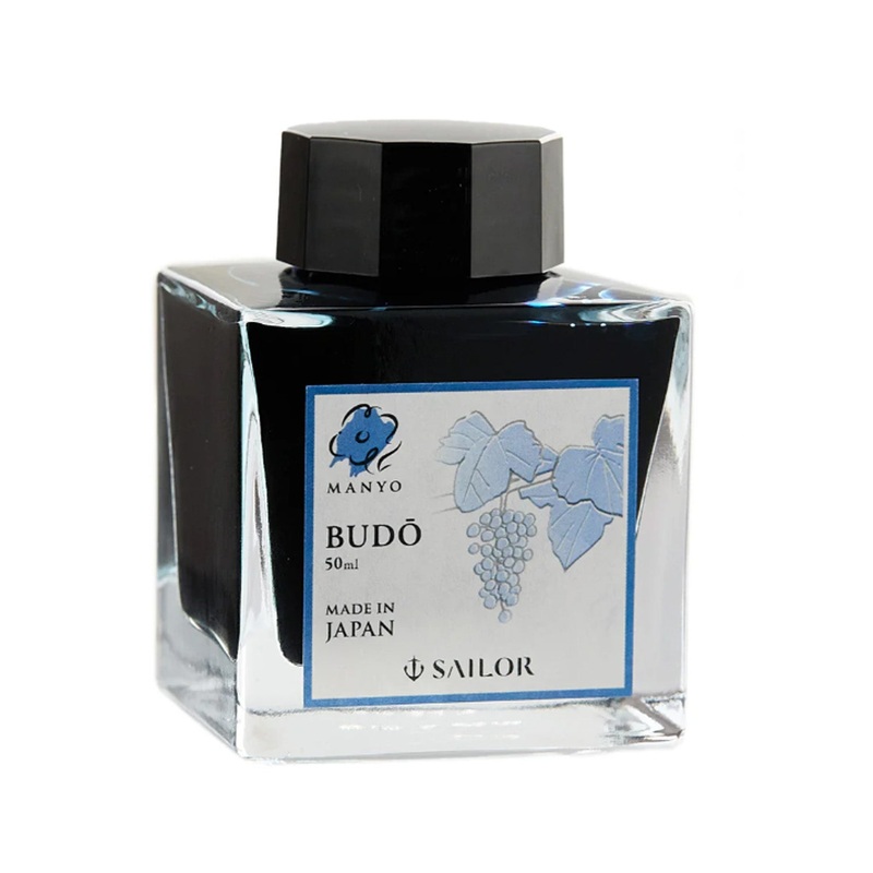 Sailor Manyo Budo Ink Bottle, Blue – 50ml