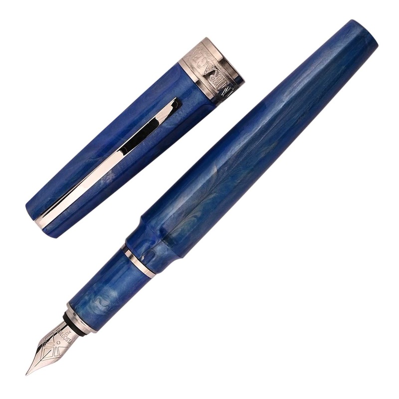 Visconti Mirage Fountain Pen – Aqua Blue CT