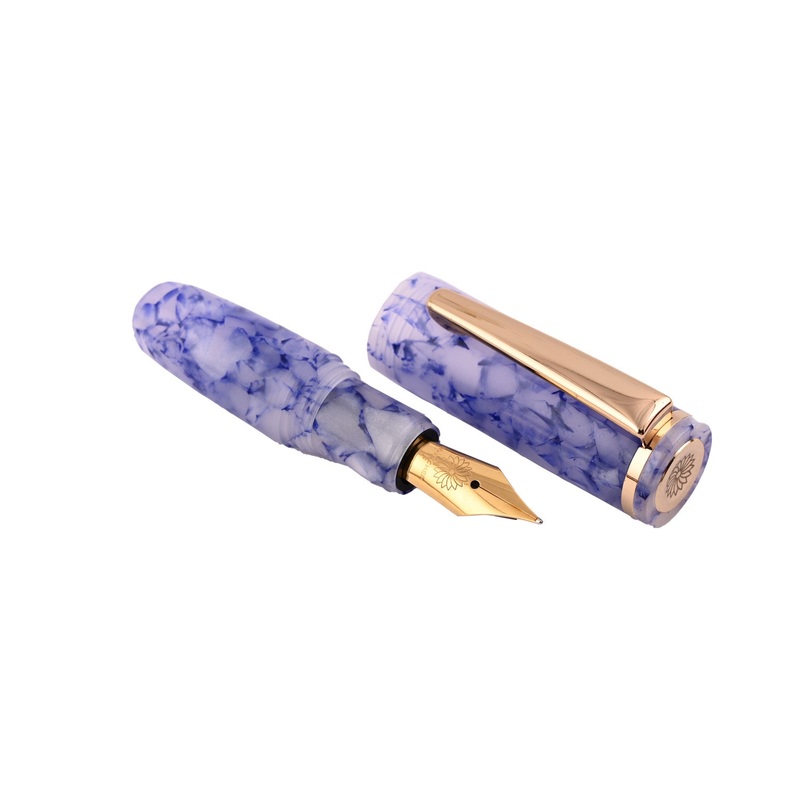 Wancher PuChiCo Fountain Pen – Hawaiian Blue GT
