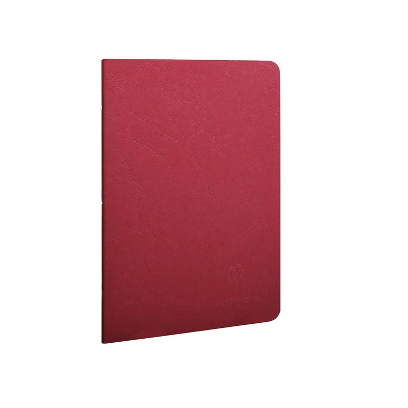 Clairefontaine Age Bag Essentials Red Staplebound Notebook – A5, Ruled