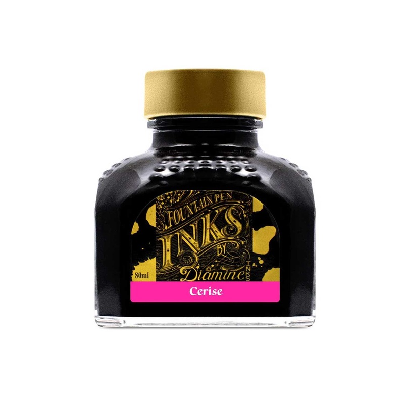 Diamine Cerise Ink Bottle – 80ml