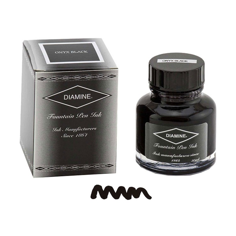 Diamine Onyx Black Ink Bottle – 30ml