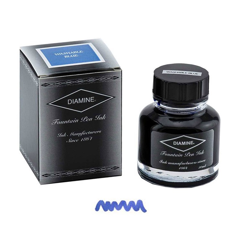 Diamine Washable Blue Ink Bottle – 30ml