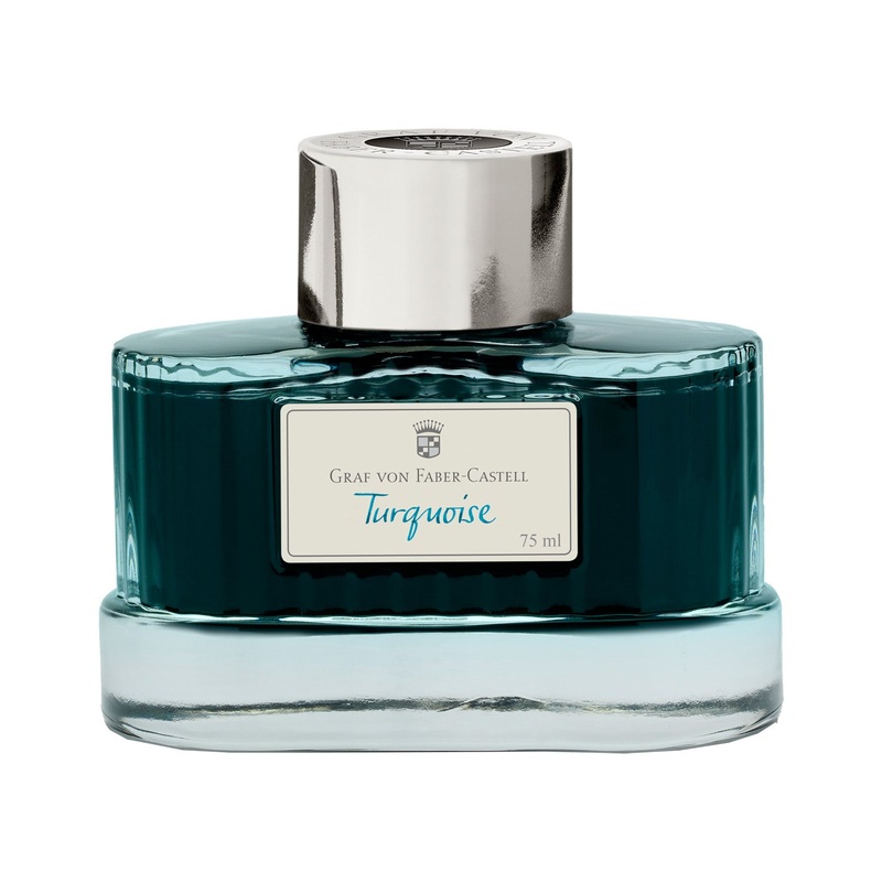 Graf Von Faber-Castell Turquoise Ink Bottle – 75ml
