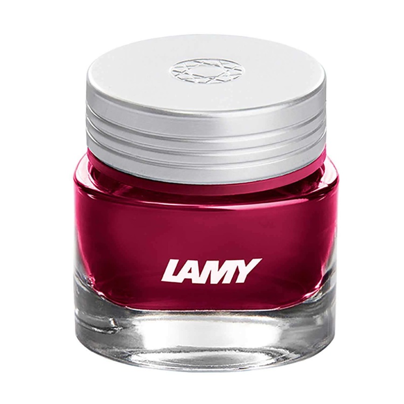 Lamy T53 Crystal Ruby Ink Bottle, Wine Red – 30ml