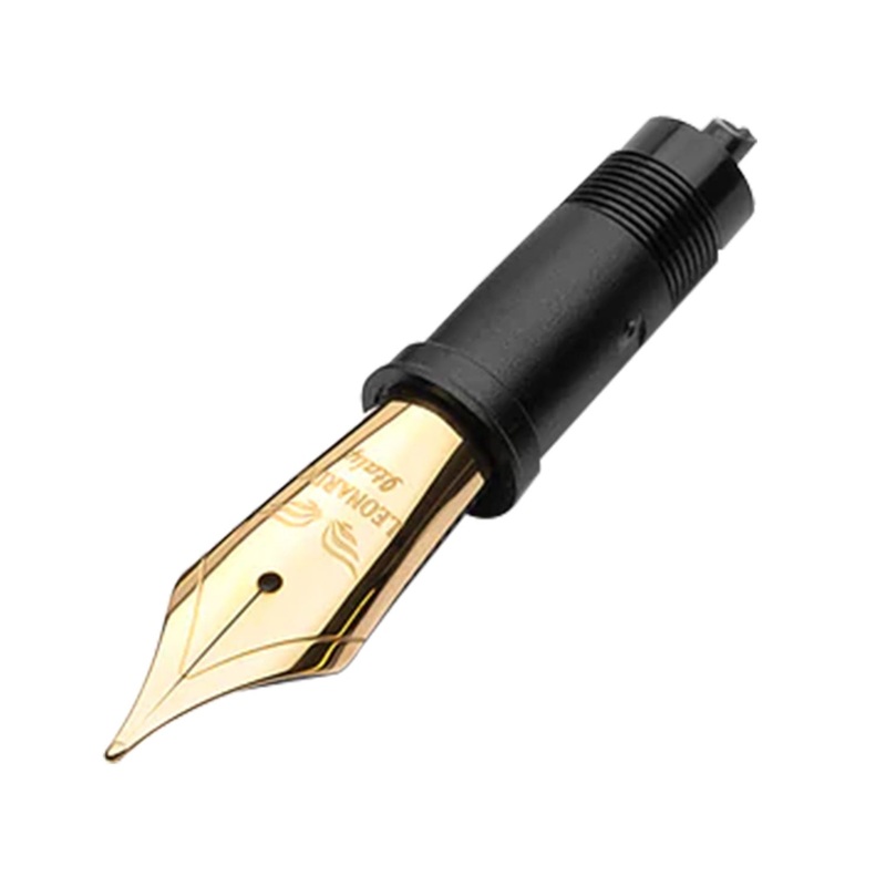 Leonardo Jowo Steel Medium Nib Unit – Gold