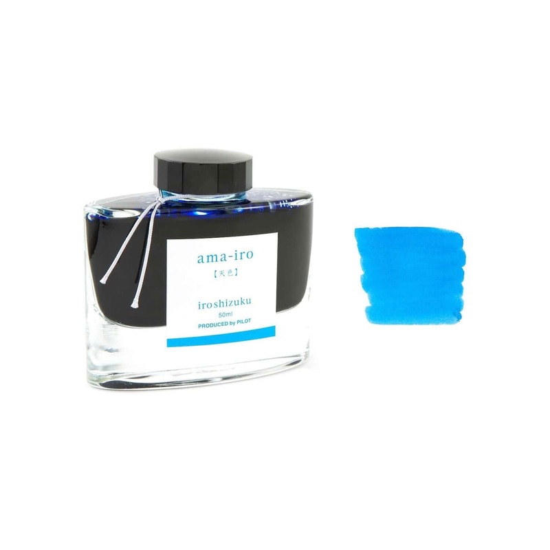 Pilot Iroshizuku Ink Bottle, Ama Iro (Light Blue) – 50ml