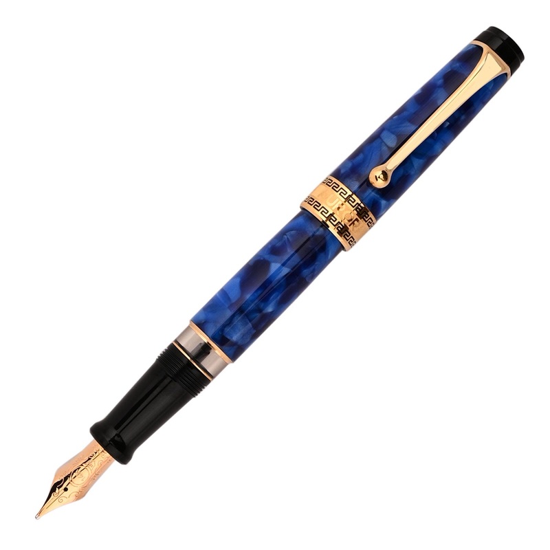 Aurora Optima Auroloide Fountain Pen – Cobalt Blue