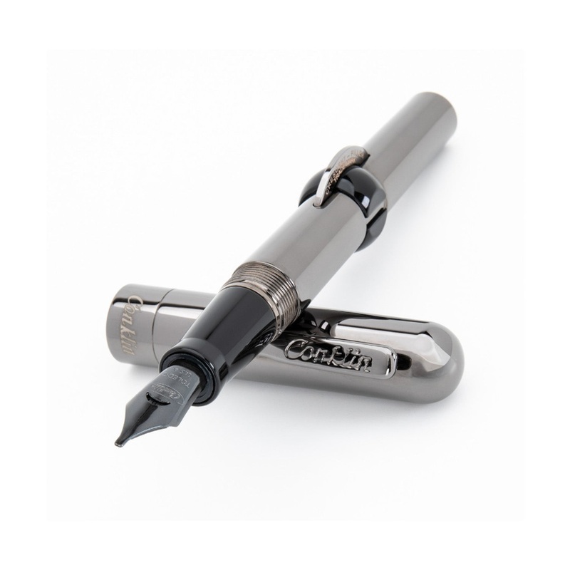Conklin Mark Twain Cresent Filler Fountain Pen – Gunmetal (Limited Edition)