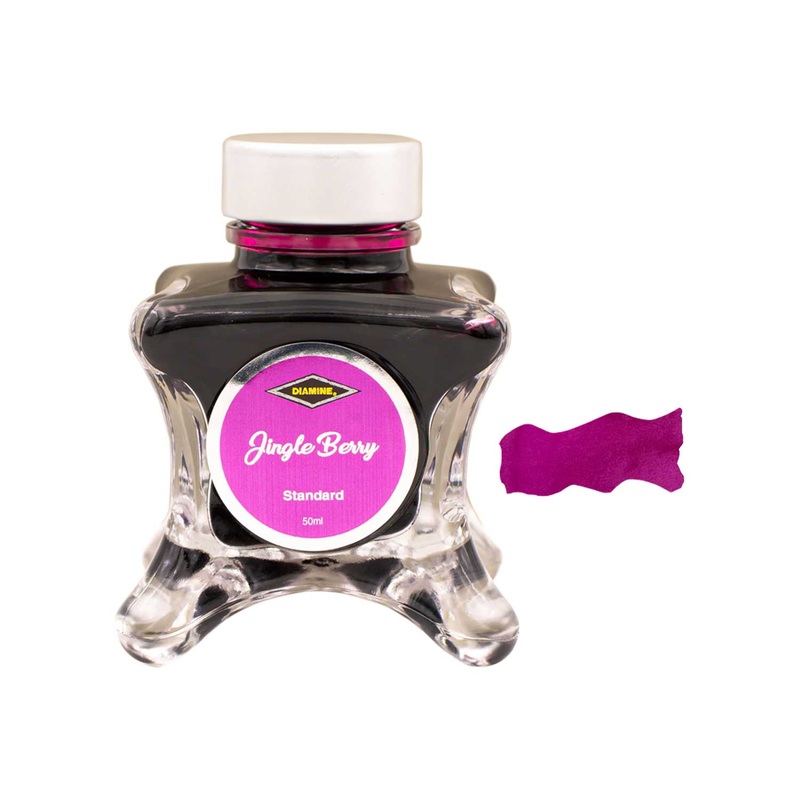 Diamine Inkvent Standard Ink Bottle, Jingle Berry – 50ml