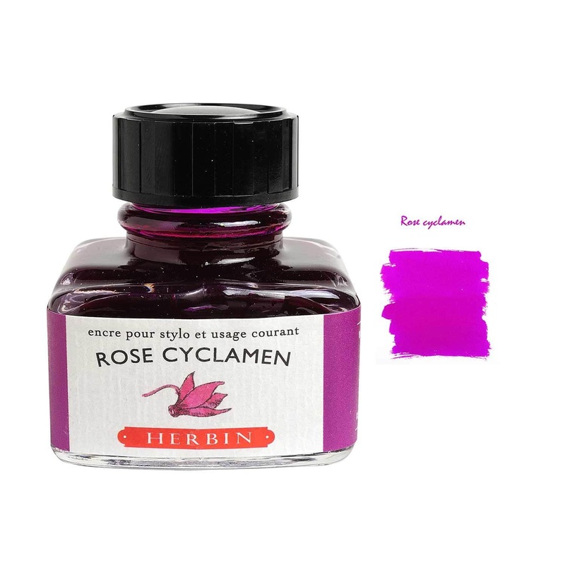 J. Herbin Rose Cyclamen Ink Bottle – 30ml