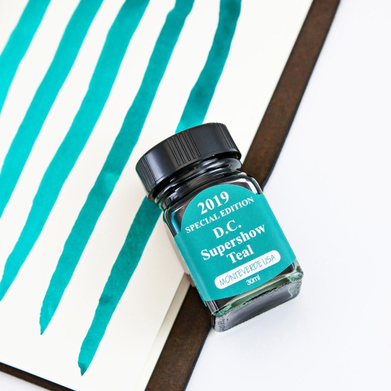 Monteverde 2019 D.C. Supershow Teal Special Edition Ink Bottle – 30ml