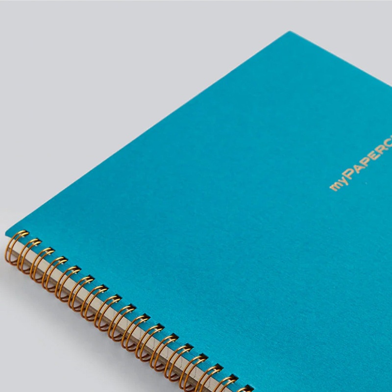 myPAPERCLIP Wiro Notebook – Blue – XL – Plain