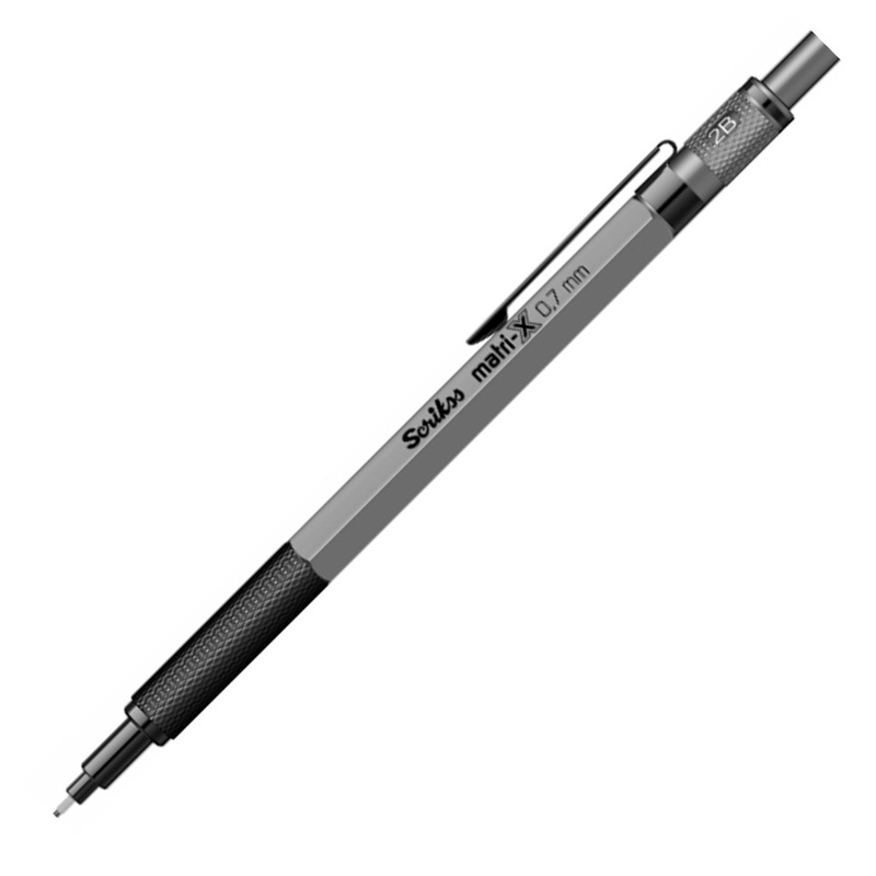 Scrikss Matri-X 0.7mm Mechanical Pencil – Grey