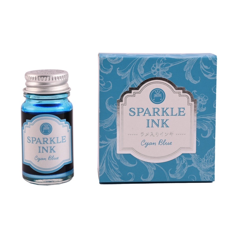 Teranishi Sparkle Cyan Blue Ink Bottle – 12ml