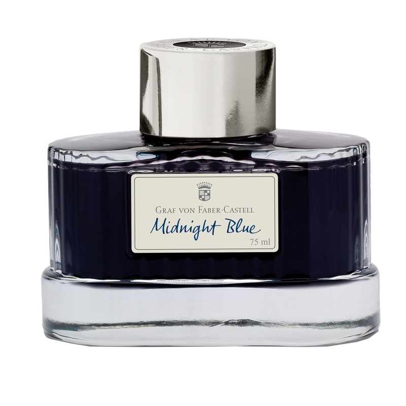 Graf Von Faber-Castell Midnight Blue Ink Bottle – 75ml