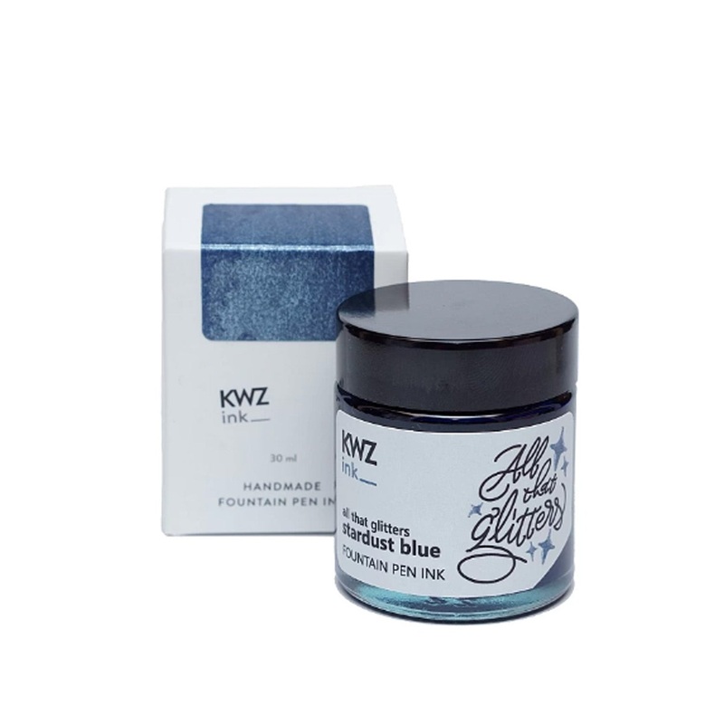 KWZ All That Glitters Stardust Blue Ink Bottle, Blue – 30ml