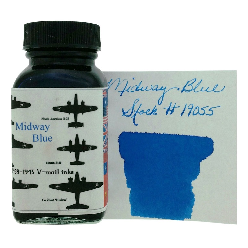 Noodler’s 19055 Vmail Midway Blue Ink Bottle – 88ml