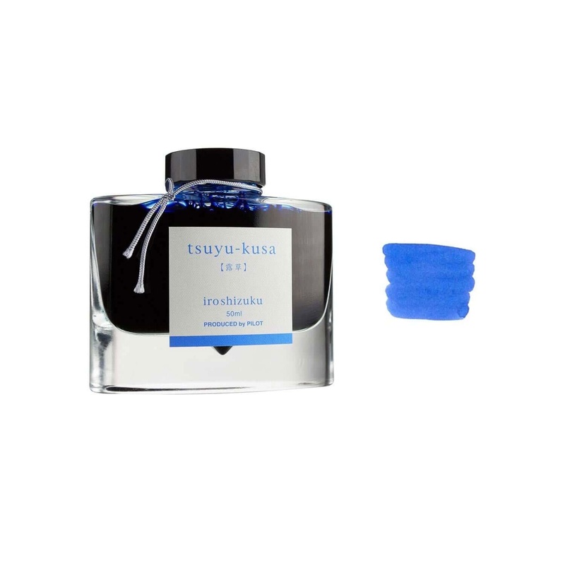 Pilot Iroshizuku Ink Bottle, Tsuyu Kusa (Royal Blue) – 50ml