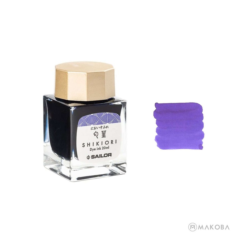 Sailor Shikiori Ink Bottle, Nioisumire (Violet) – 20ml