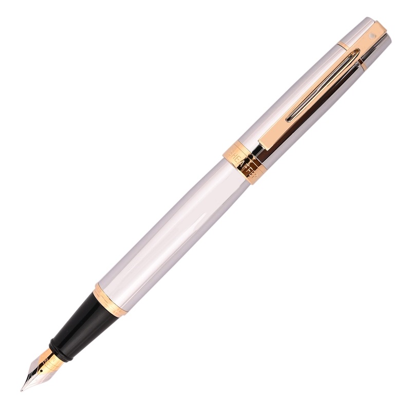 Sheaffer 300 Fountain Pen – Bright Chrome GT