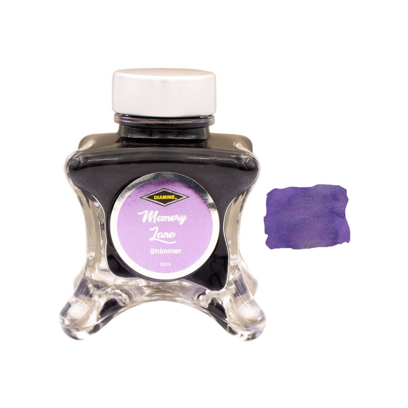 Diamine Inkvent Shimmer Ink Bottle, Memory Lane – 50ml