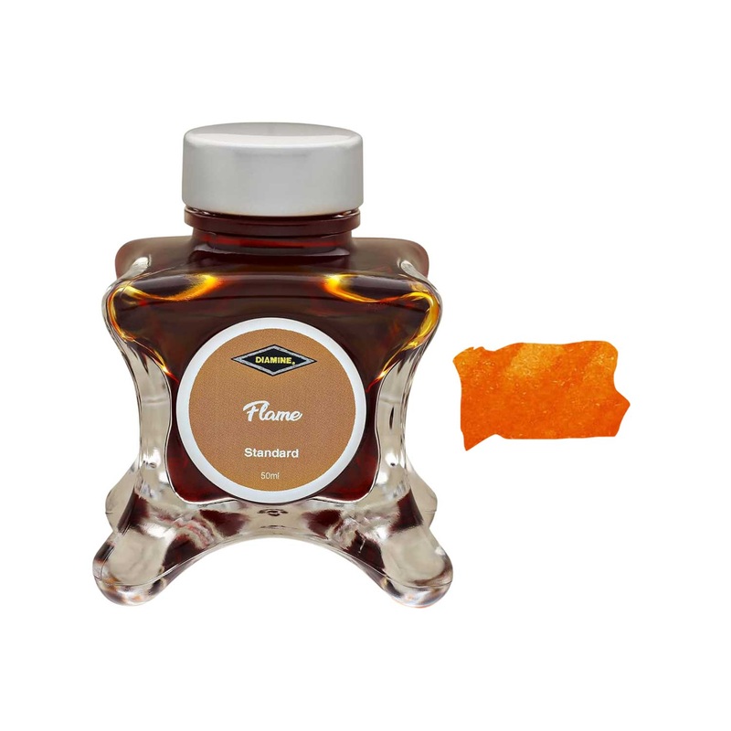 Diamine Inkvent Standard Ink Bottle, Flame – 50ml