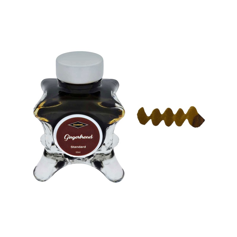 Diamine Inkvent Standard Ink Bottle, Gingerbread – 50ml