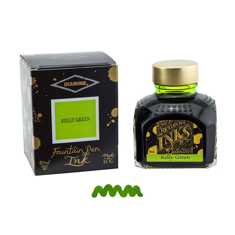 Diamine Kelly Green Ink Bottle – 80ml
