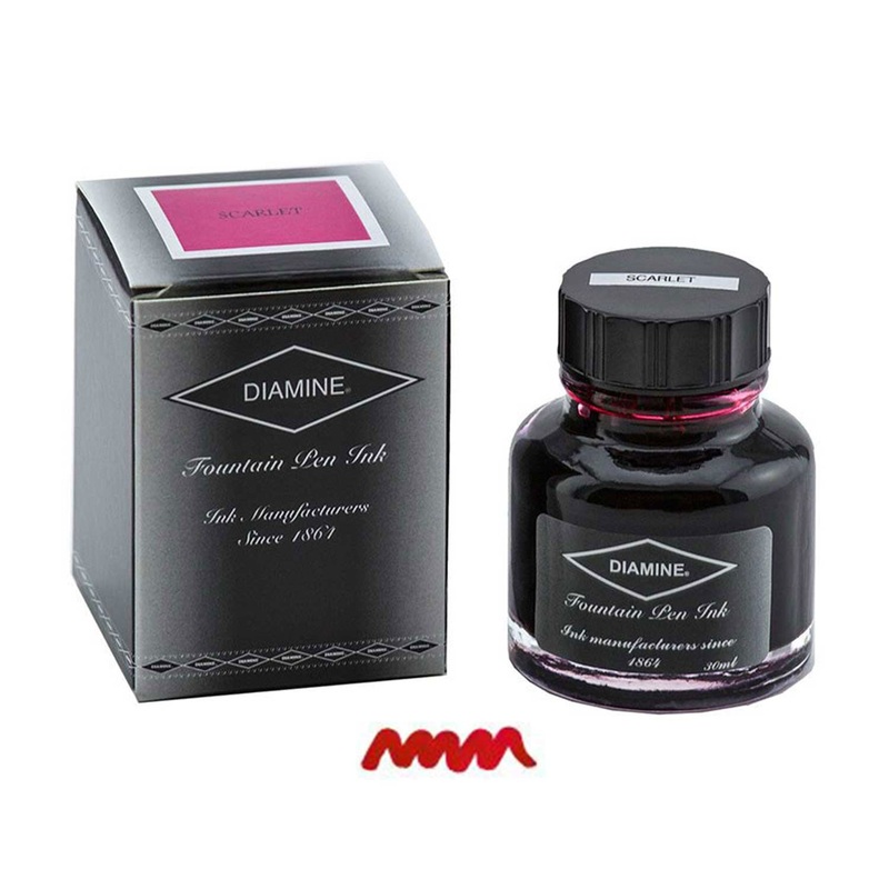 Diamine Scarlet Ink Bottle – 30ml