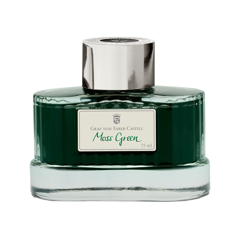 Graf Von Faber-Castell Moss Green Ink Bottle – 75ml