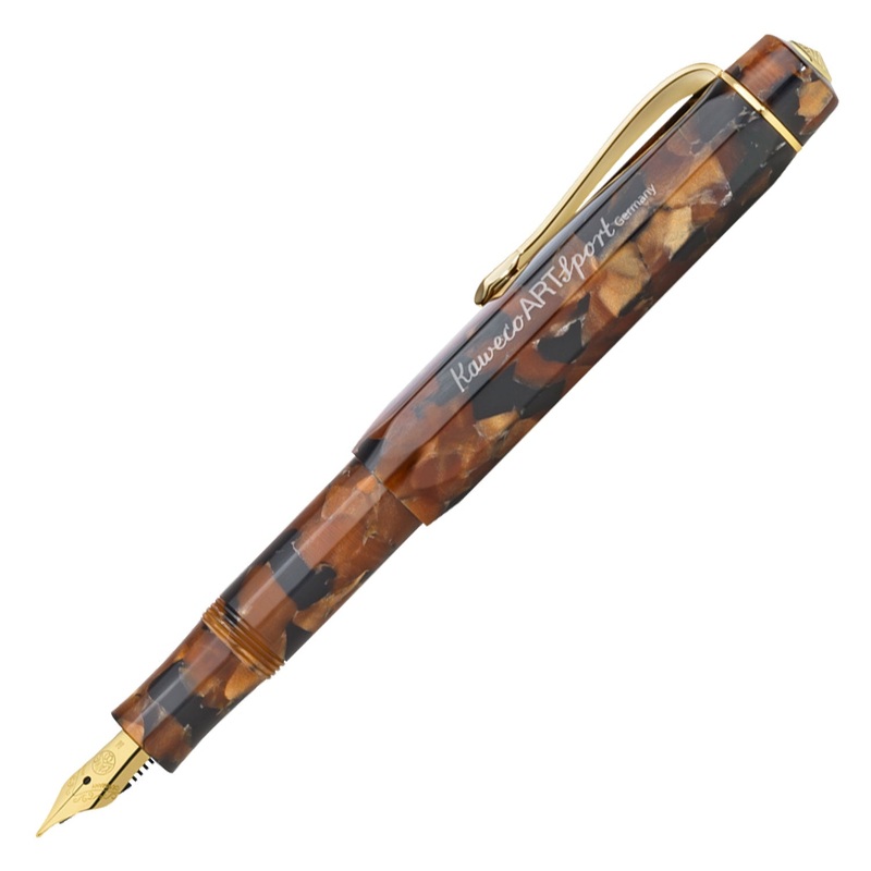 Kaweco Art Sport Fountain Pen – Hickory Brown GT