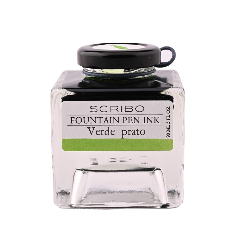 Scribo Verde Prato Ink Bottle, Green – 90ml