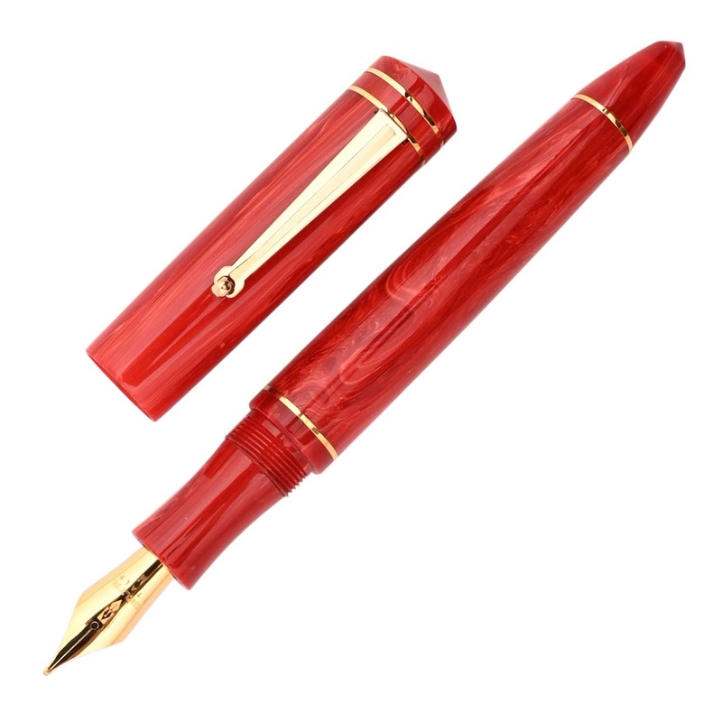 Delta Write Balance Fountain Pen – Red GT