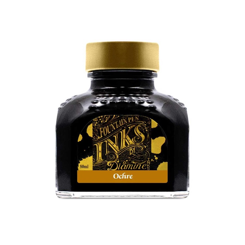 Diamine Ochre Ink Bottle – 80ml
