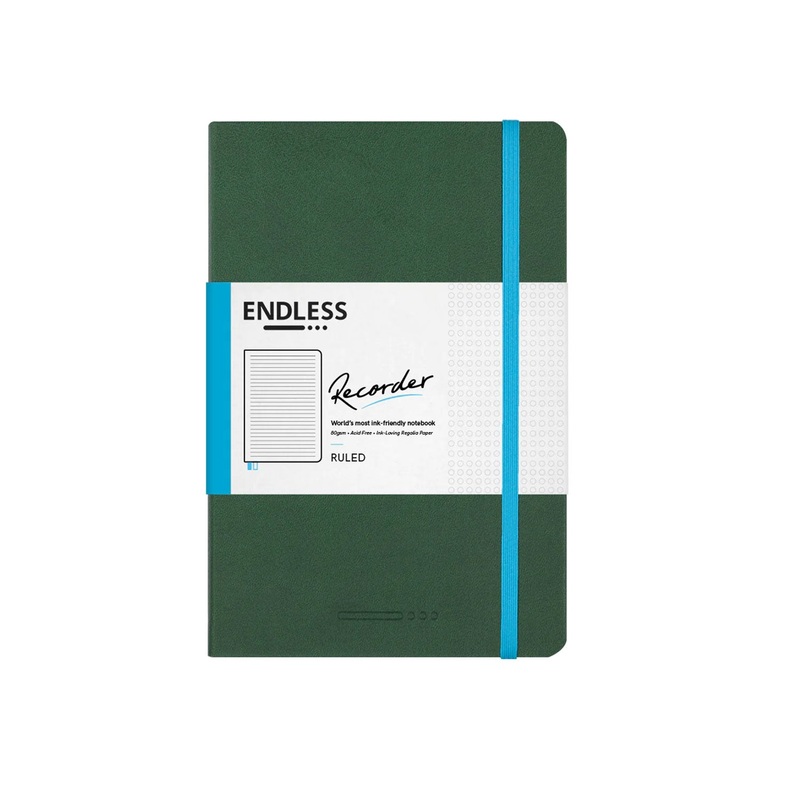 Endless Recorder Forest Canopy Regalia Notebook – A5, Ruled