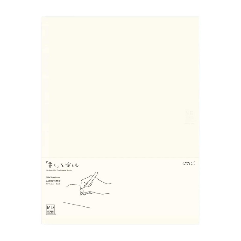 Midori MD Ivory Notebook – A4, Plain
