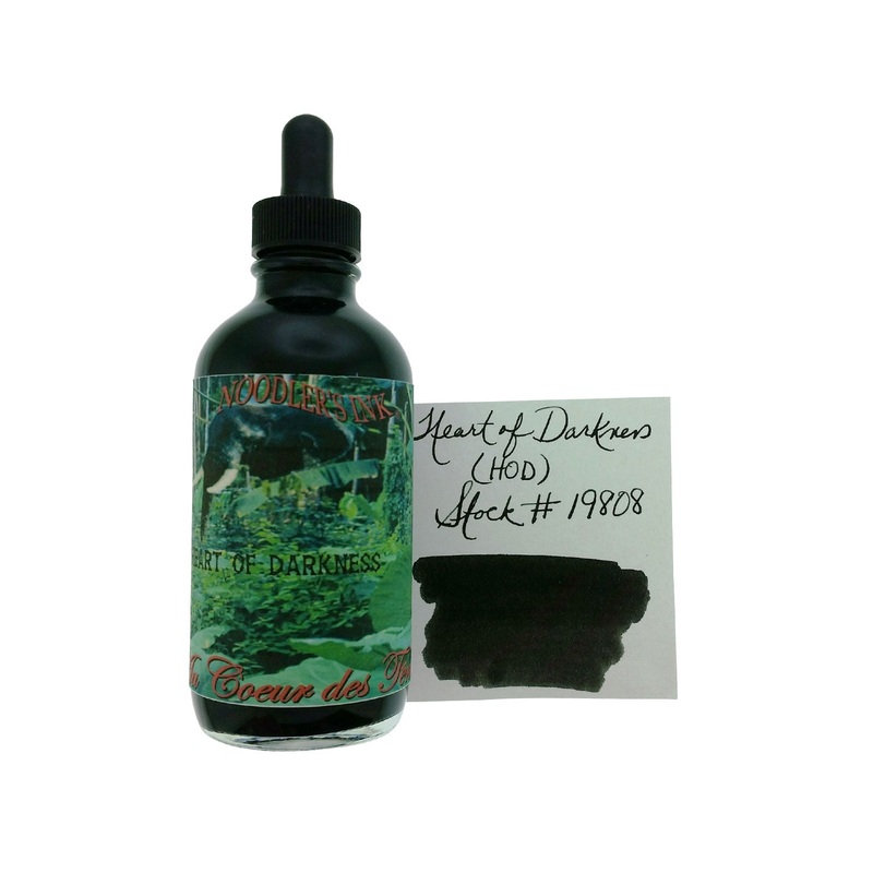 Noodler’s 19808 Heart of Darkness Ink Bottle, Black – 133ml