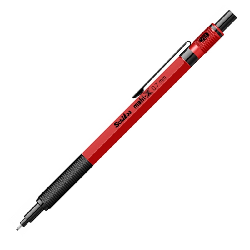 Scrikss Matri-X 0.7mm Mechanical Pencil – Red