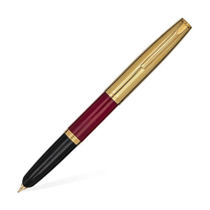 Aurora Duocart Fountain Pen – Gold Bordeaux