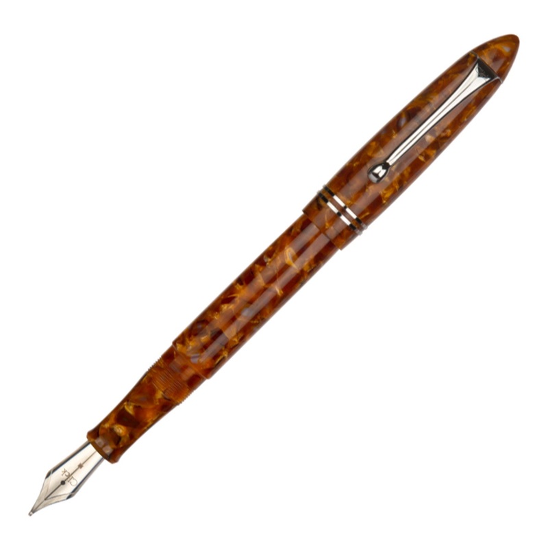 Click Yen Fountain Pen – Lava Gold CT