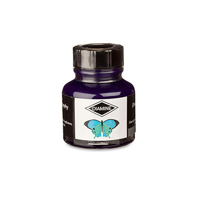 Diamine Calligraphy & Drawing Acrylic Ink Bottle, Purple – 30ml