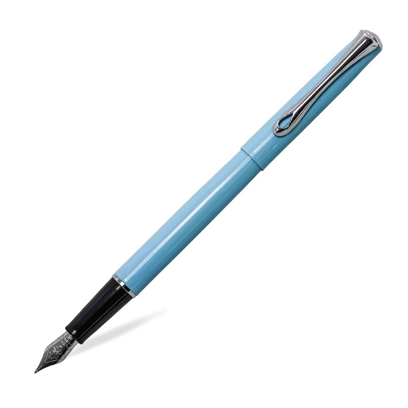 Diplomat Traveller Fountain Pen – Lumi Light Blue